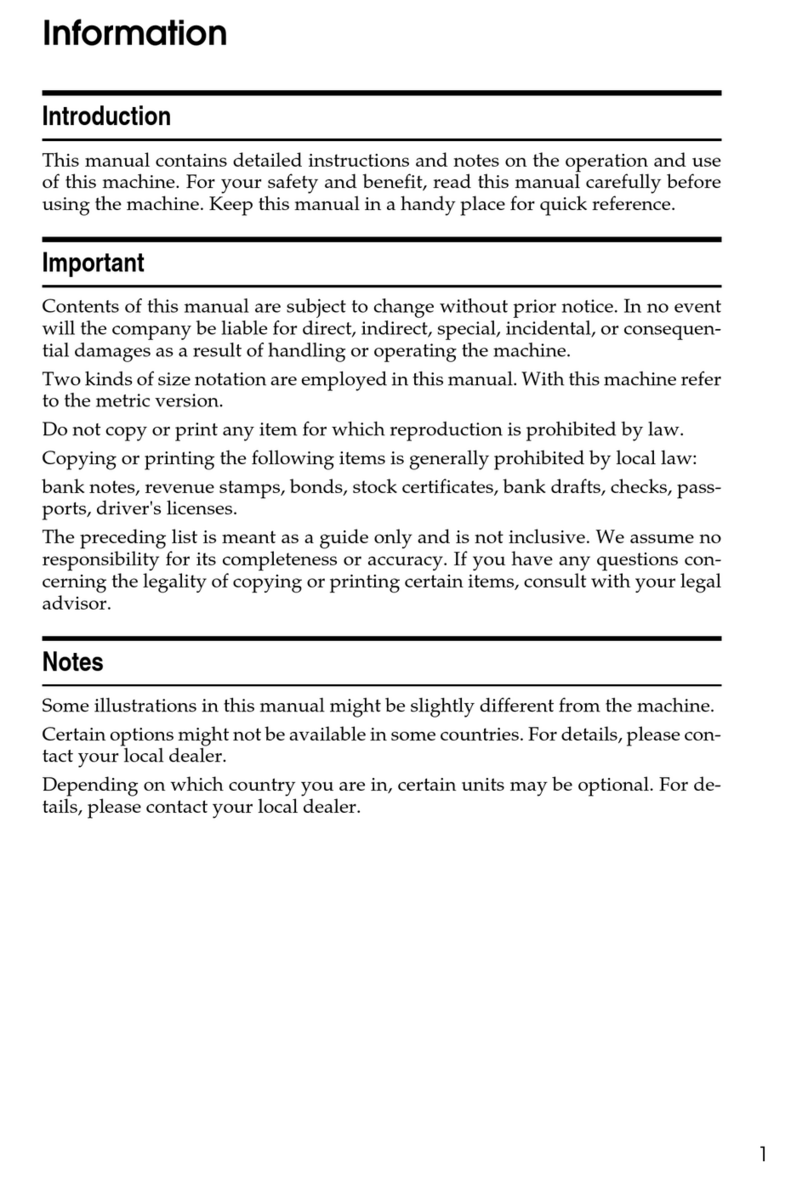 Ricoh Aficio SP 8200DN User manual