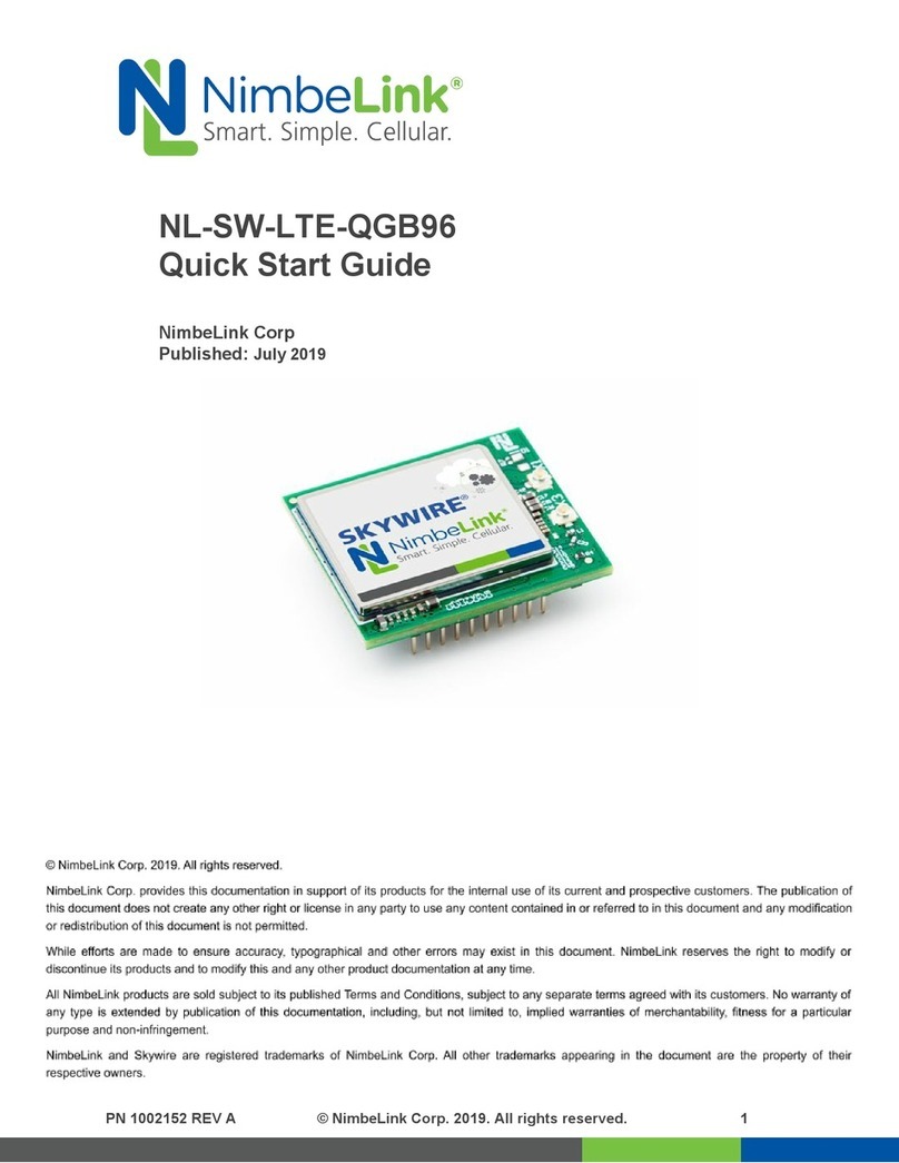 NimbeLink NL-SW-LTE-QGB96 User manual NimbeLink NL-SW-LTE-QGB96 User manual