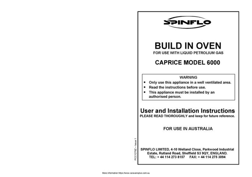 spinflo CAPRICE 6000 Operating instructions