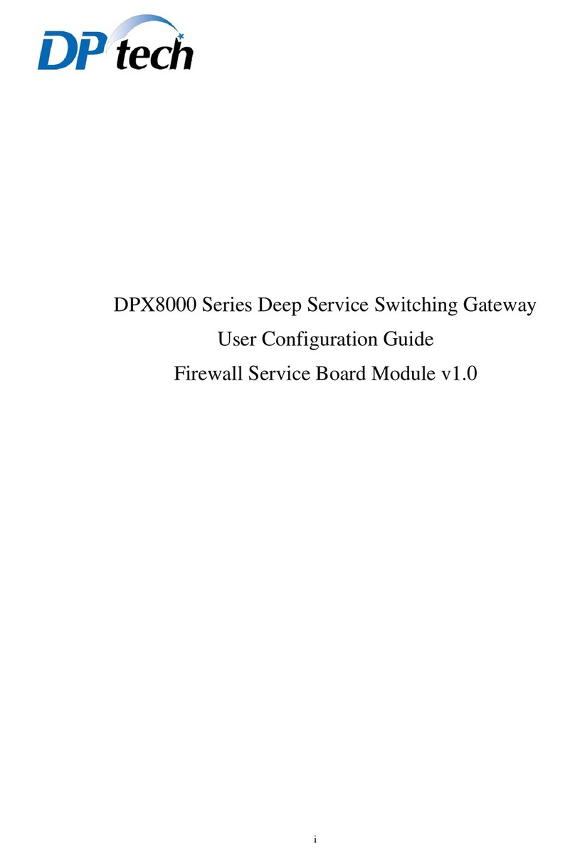 DPtech DPX8000 Series User configuration guide