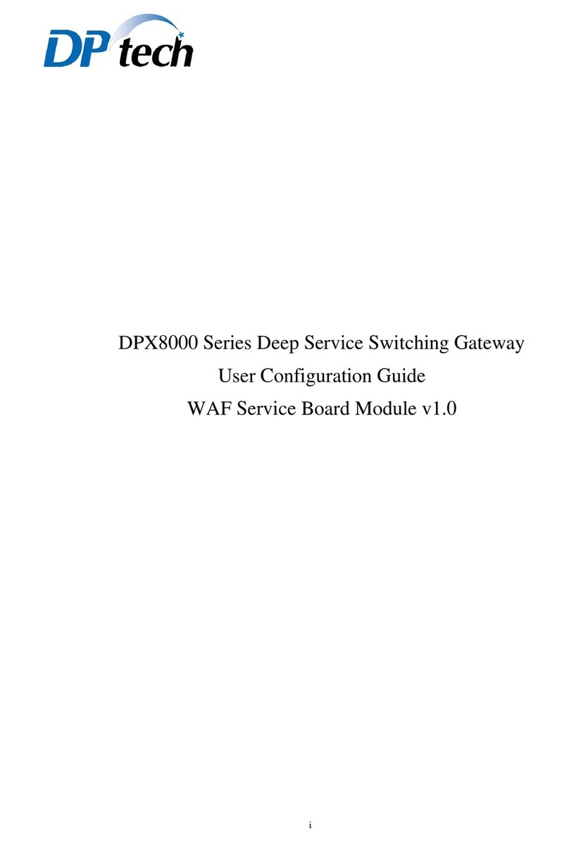 DPtech DPX8000 Series User configuration guide