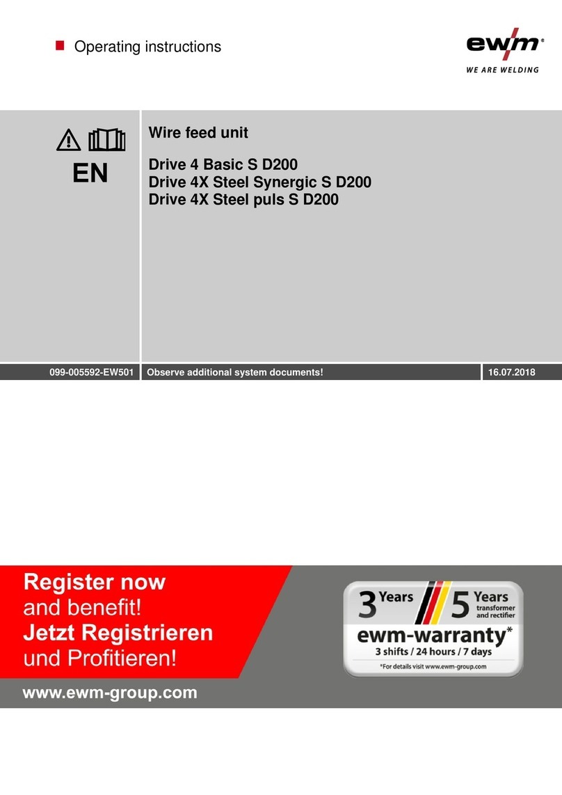 EWM Drive 4 Basic S D200 User manual