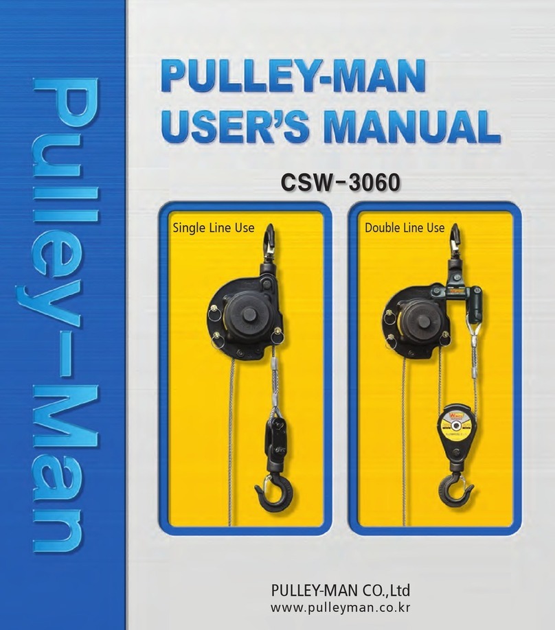 Pulley-man CSW-3060 User manual
