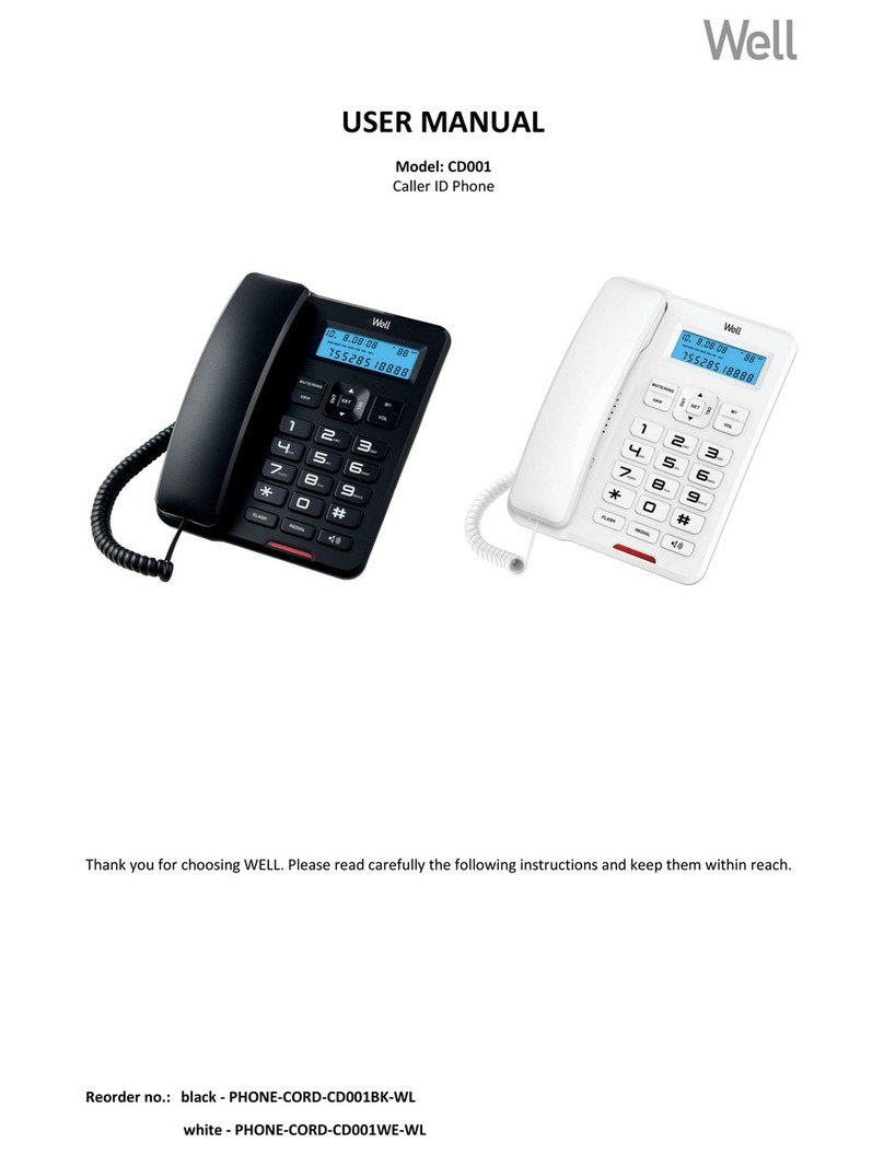 Well CD001 user manual