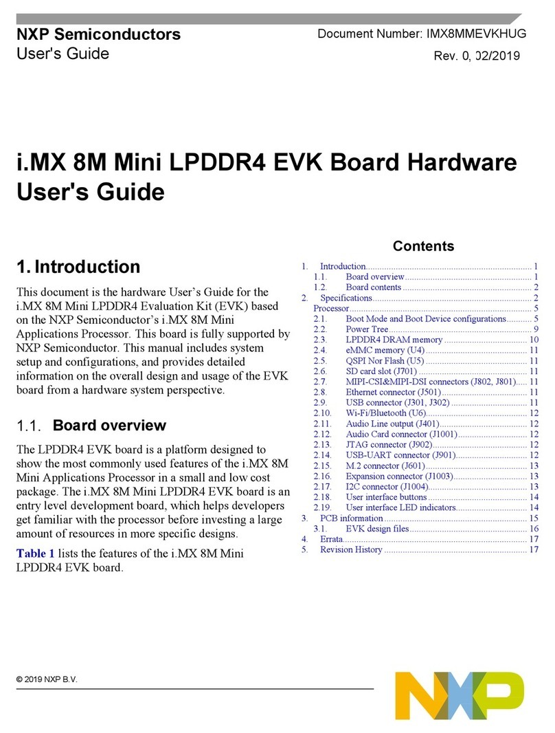 NXP Semiconductors i.MX 8M Mini LPDDR4 EVK Installation manual