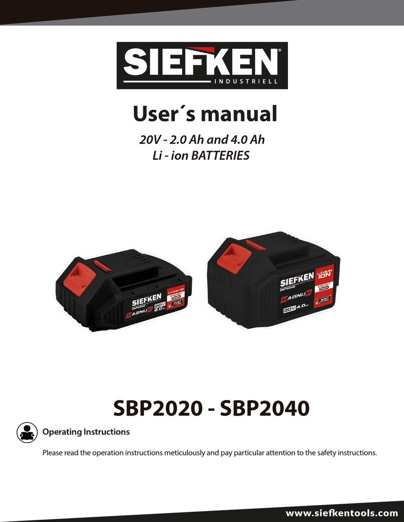 Siefken SBP2020 user manual