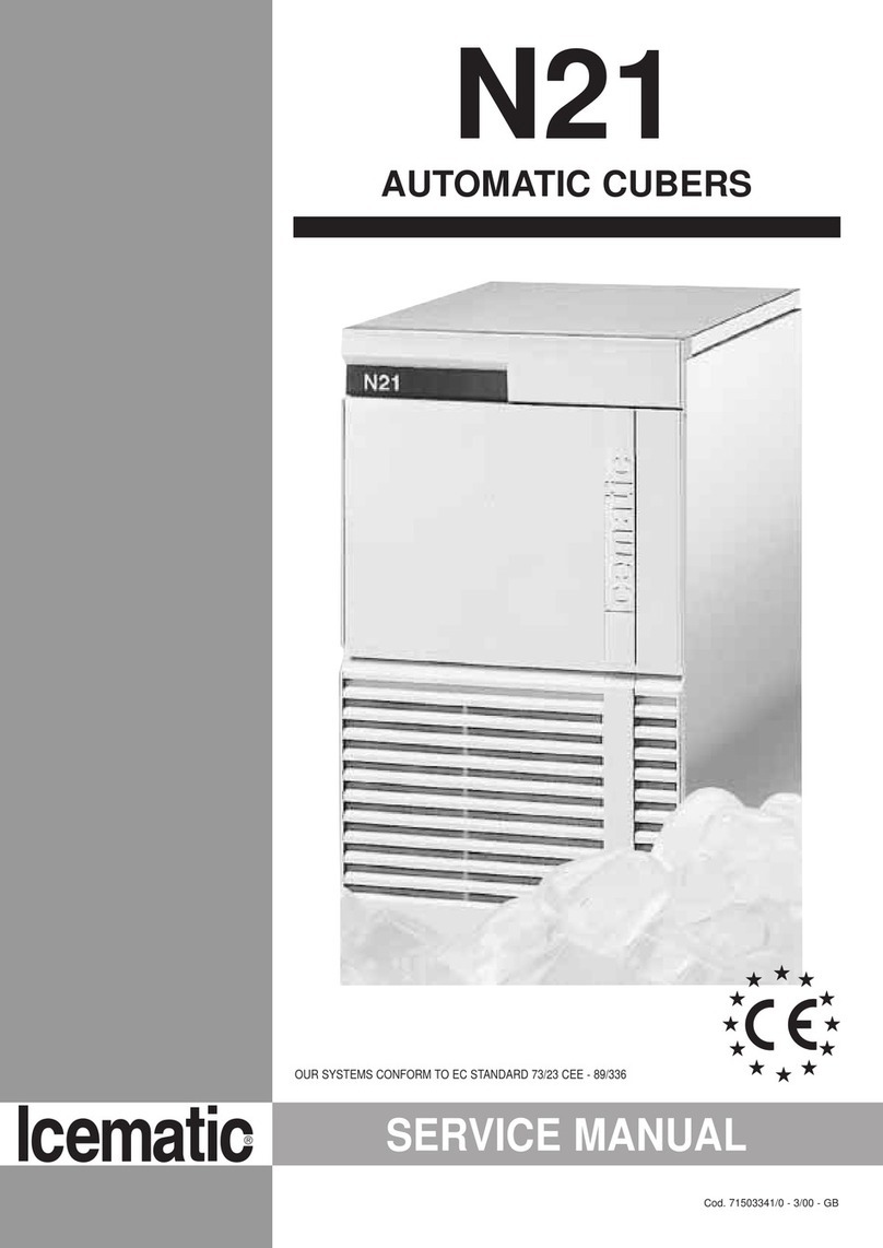 Icematic N21 User manual