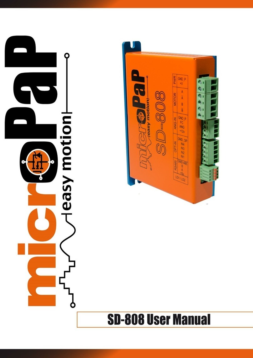MicroPAP Easy Motion SD-808 user manual