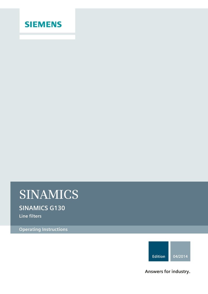 Siemens SINAMICS G130 User manual