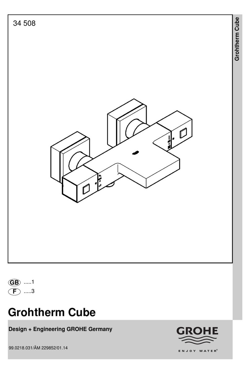 Grohe Grohtherm Cube manual Grohe Grohtherm Cube manual