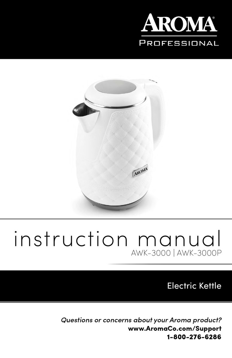 Aroma Professional AWK-3000 instruction manual