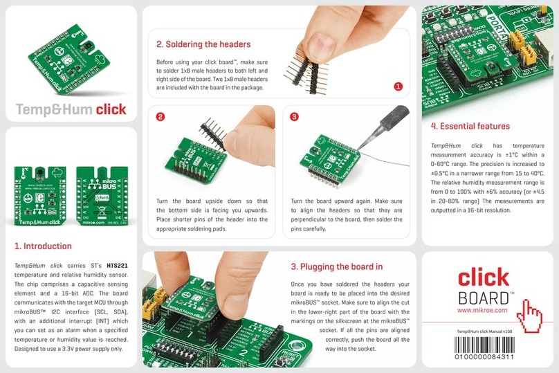 MicroElektronika Temp&Hum click manual MicroElektronika Temp&Hum click manual