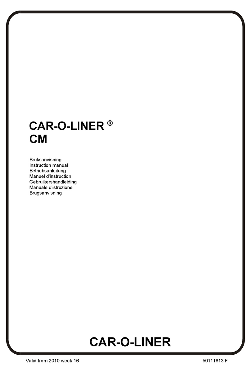 Car-O-Liner CM Series instruction manual