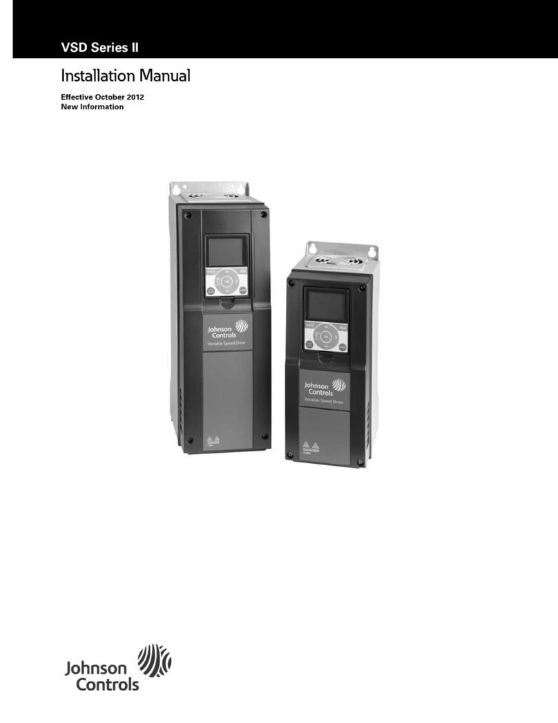 Johnson Controls VSD II Series User manual