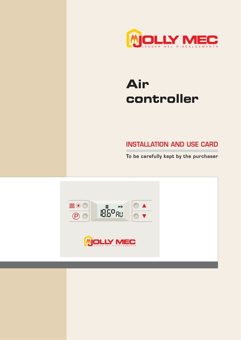 Jolly Mec BP07 Installation and Use Card