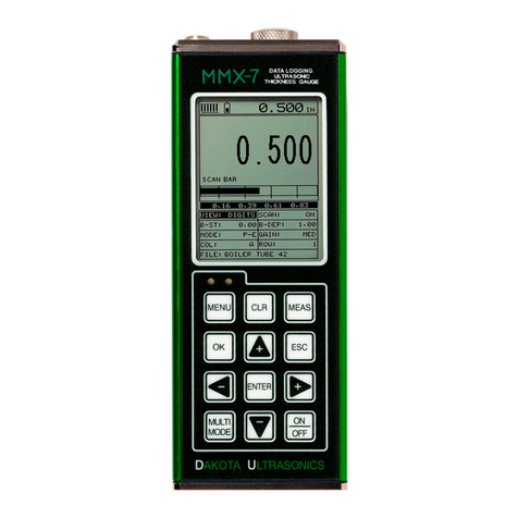 DAKOTA ULTRASONICS MMX-7 User manual DAKOTA ULTRASONICS MMX-7 User manual