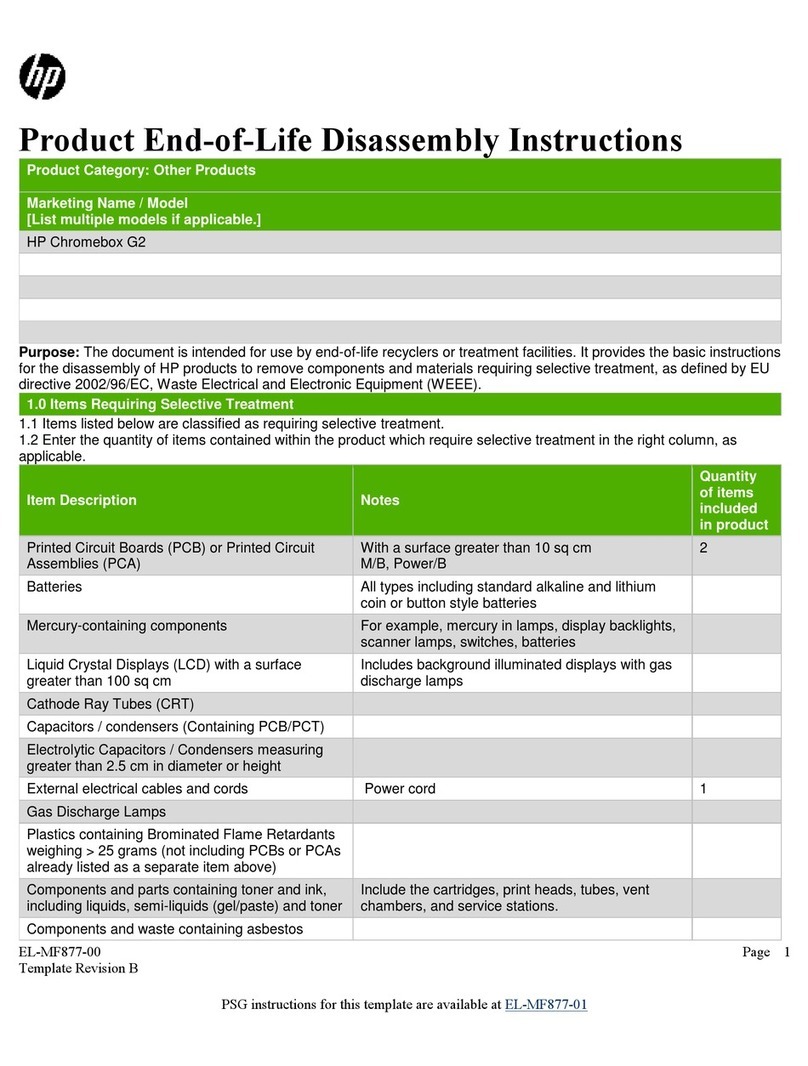 HP Chromebox G2 Assembly instructions
