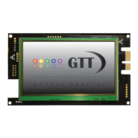 Matrix Orbital GTT480272A User manual