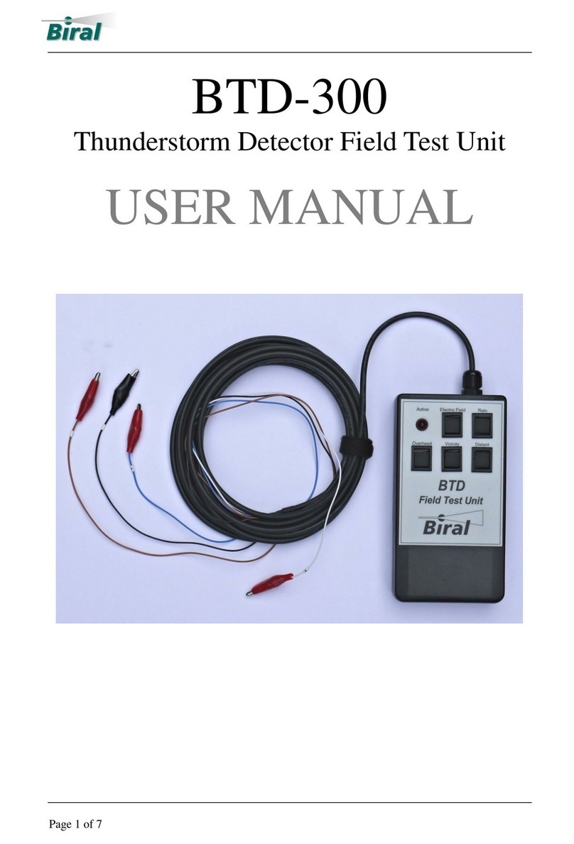 Biral BTD-300 user manual Biral BTD-300 user manual