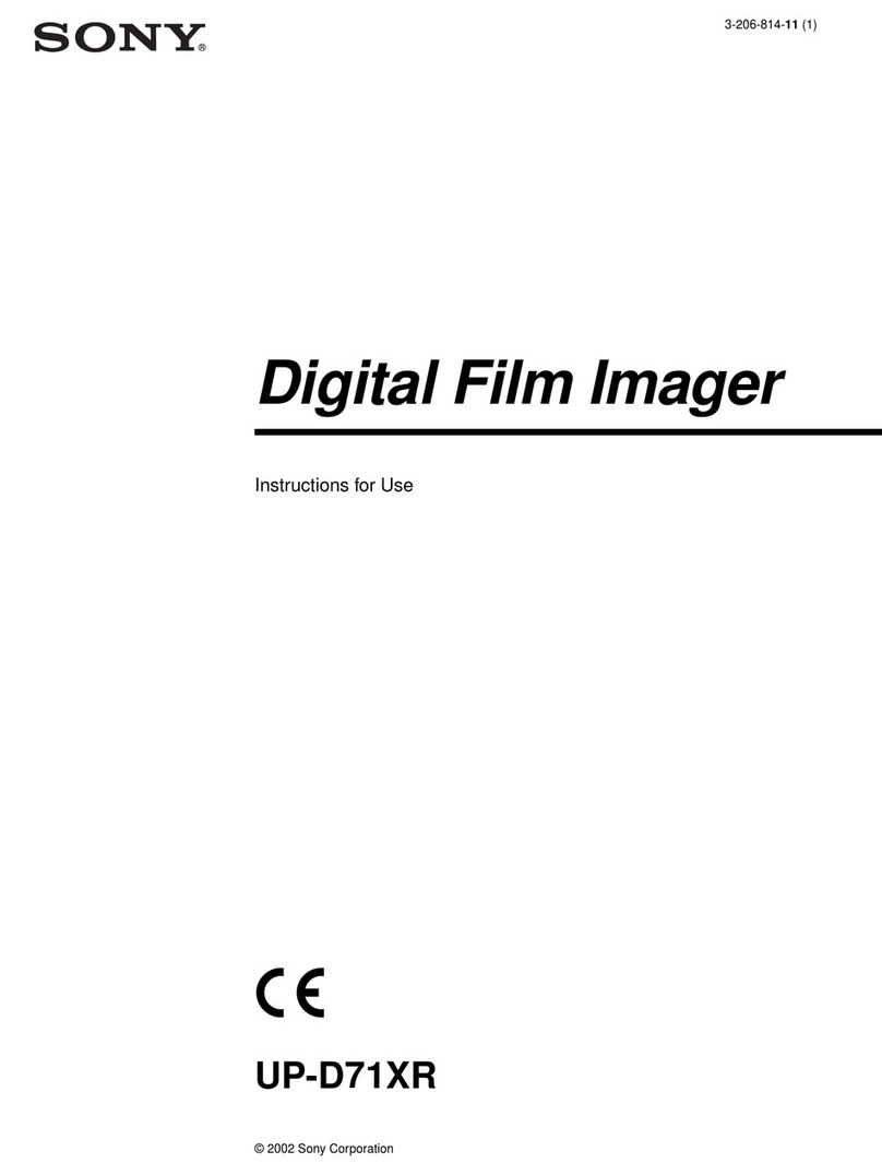 Sony UP-D71XR Instructions for use