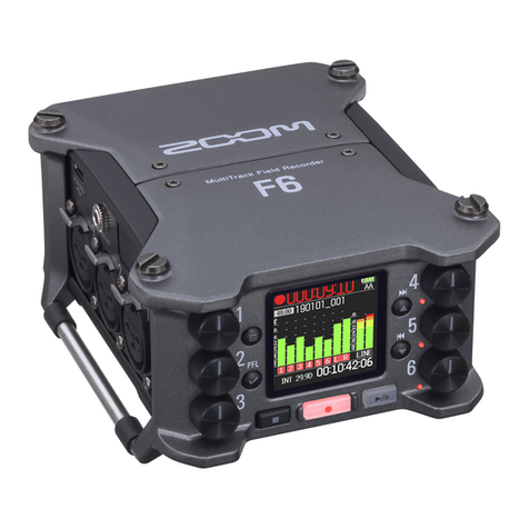 Zoom F6 User manual