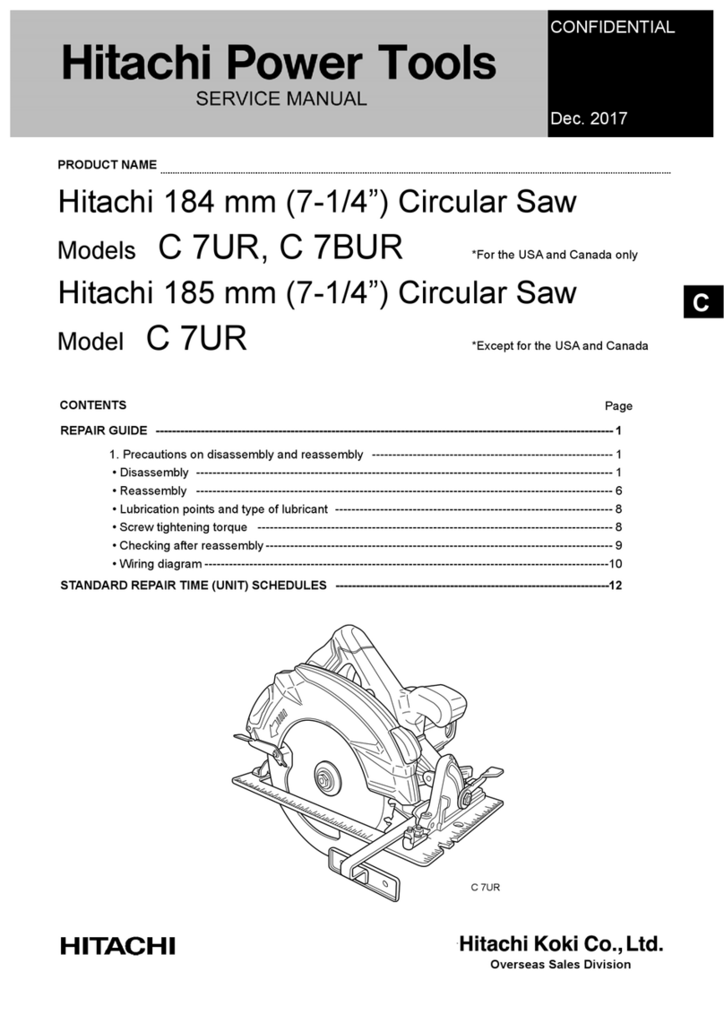 Hitachi C 7UR User manual Hitachi C 7UR User manual