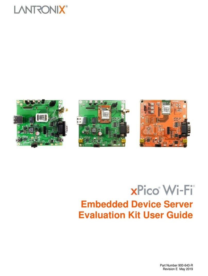 Lantronix xPico Wi-Fi Series User manual Lantronix xPico Wi-Fi Series User manual