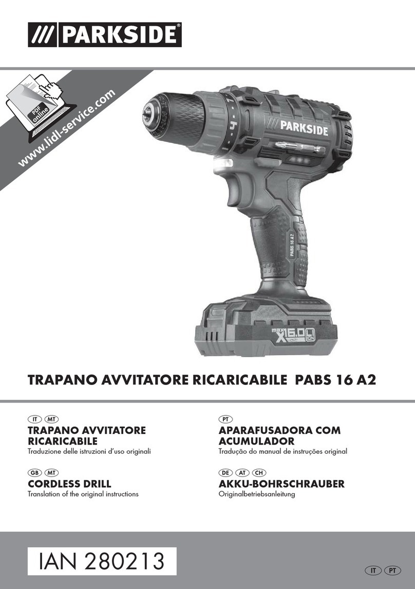 Parkside PABS 16 A2 User manual