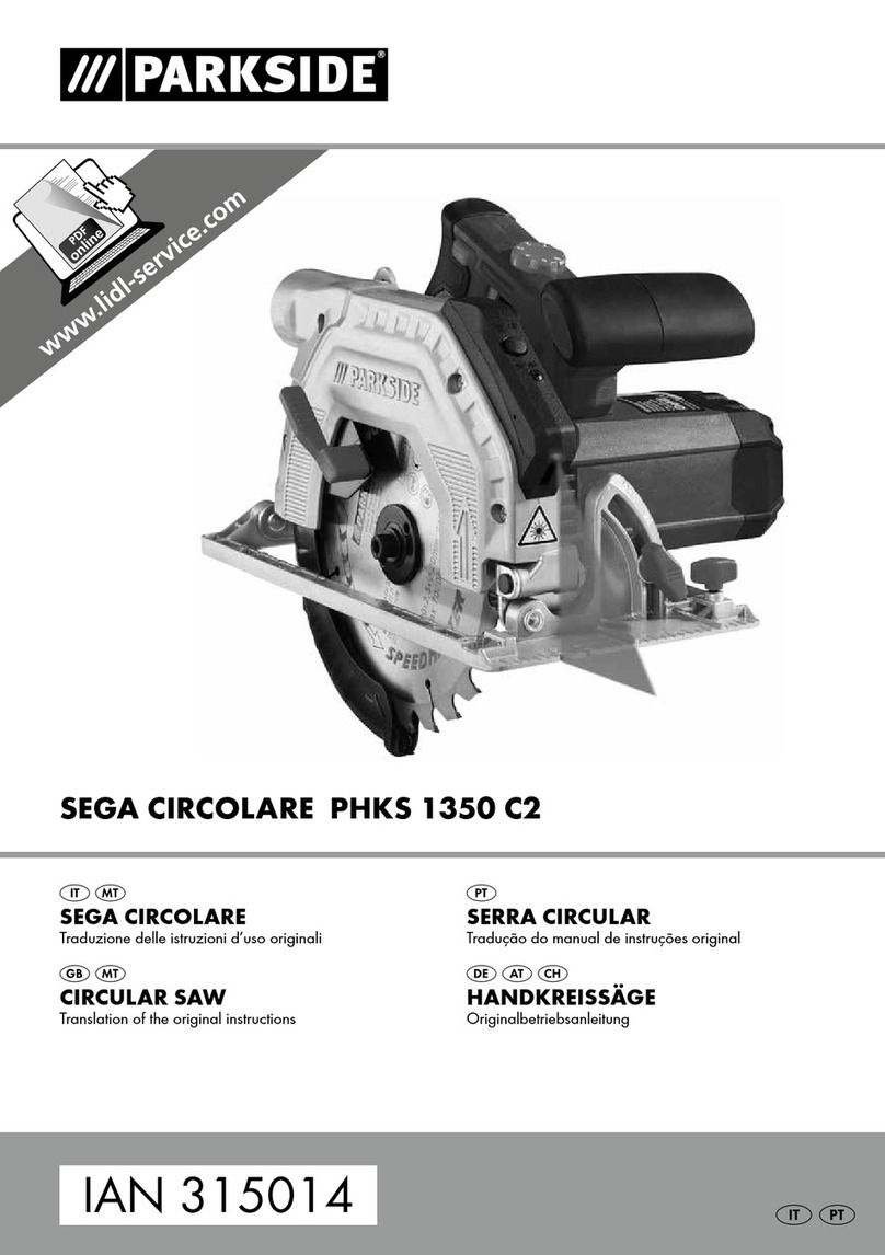 Parkside PHKS 1350 C2 User manual