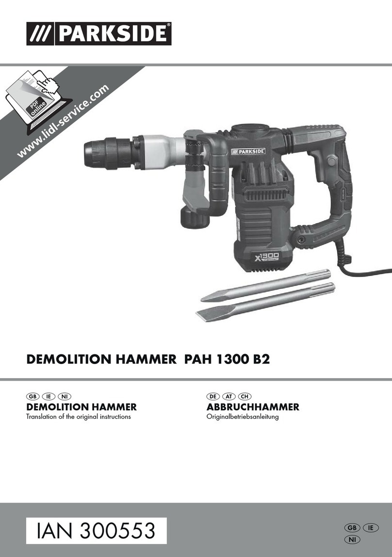 Parkside PAH 1300 B2 Translation of the original instructions