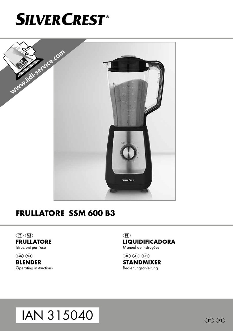 Silvercrest SSM 600 B3 User manual Silvercrest SSM 600 B3 User manual
