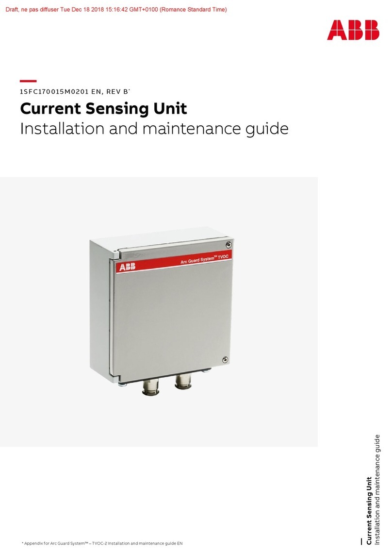 ABB Arc Guard System TVOC-2 Product manual ABB Arc Guard System TVOC-2 Product manual