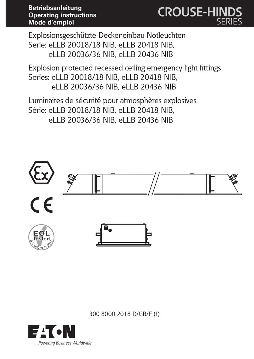 Eaton Crouse-hinds series User manual