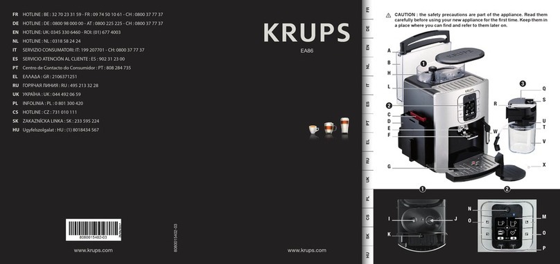 Krups EA86 User manual