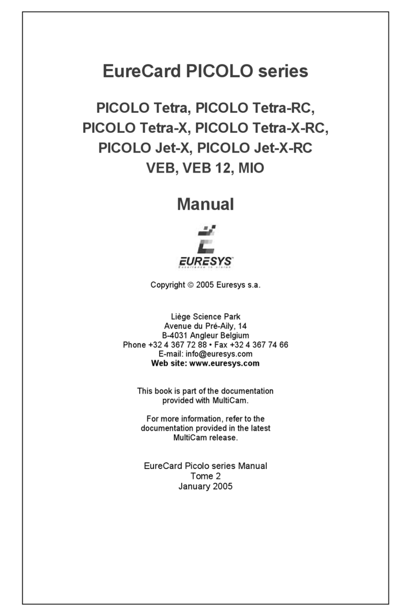 Euresys EureCard PICOLO Tetra manual