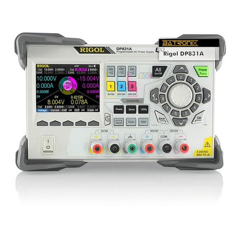 Rigol DP831A Performance Verification Manual Rigol DP831A Performance Verification Manual