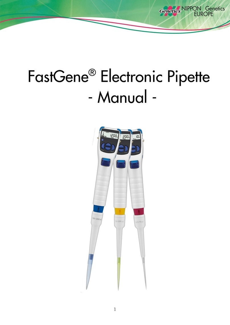 Nippon Genetics FASTGENE ELECTRONIC PIPETTE-200 manual Nippon Genetics FASTGENE ELECTRONIC PIPETTE-200 manual
