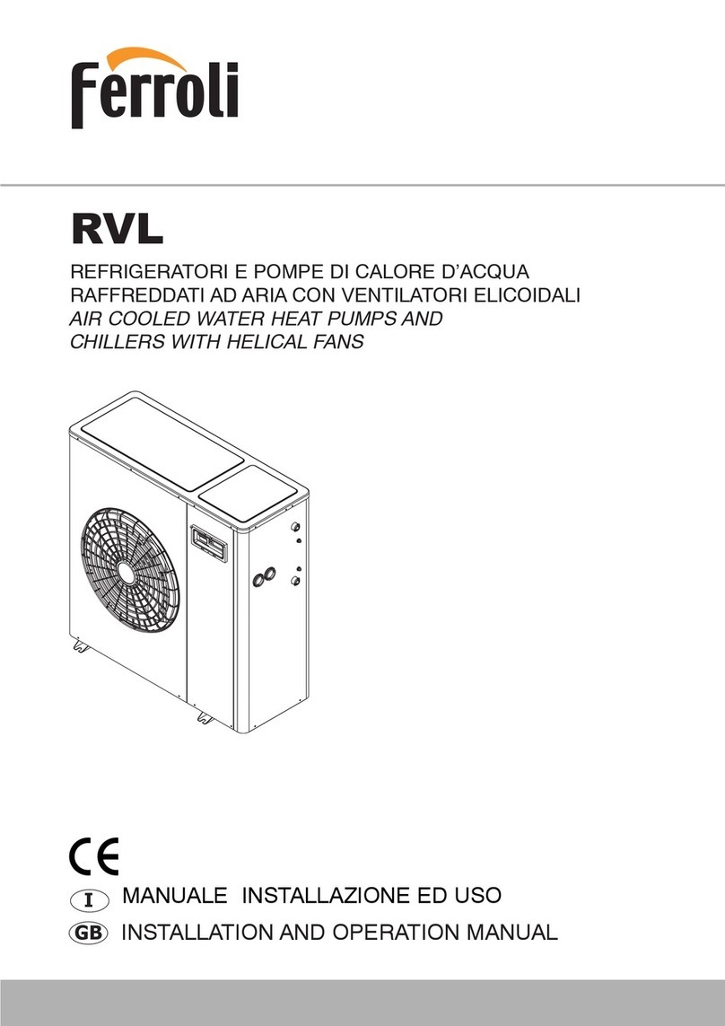Ferroli RVL 16 Series Installation and operation manual