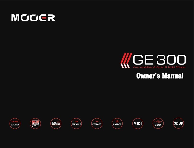 Mooer GE300 owner's manual