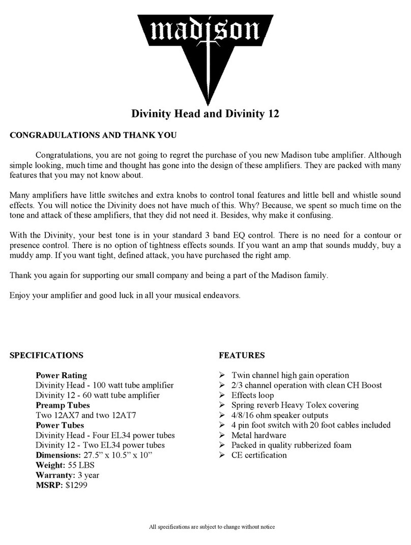 Madison Divinity 12 manual