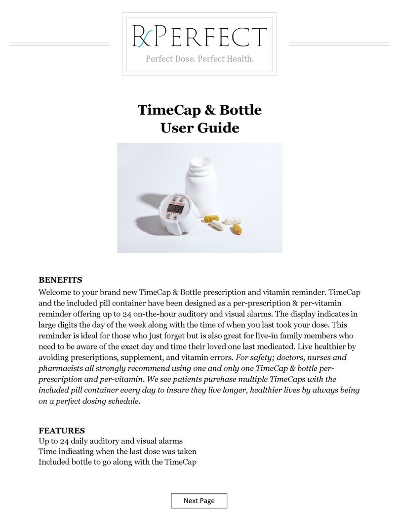 RxPerfect TimeCap & Bottle user guide RxPerfect TimeCap & Bottle user guide