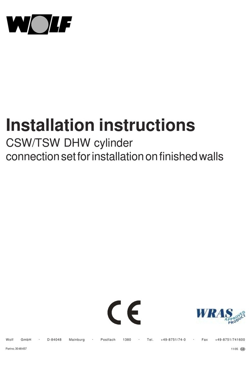 Wolf CSW-120 User manual