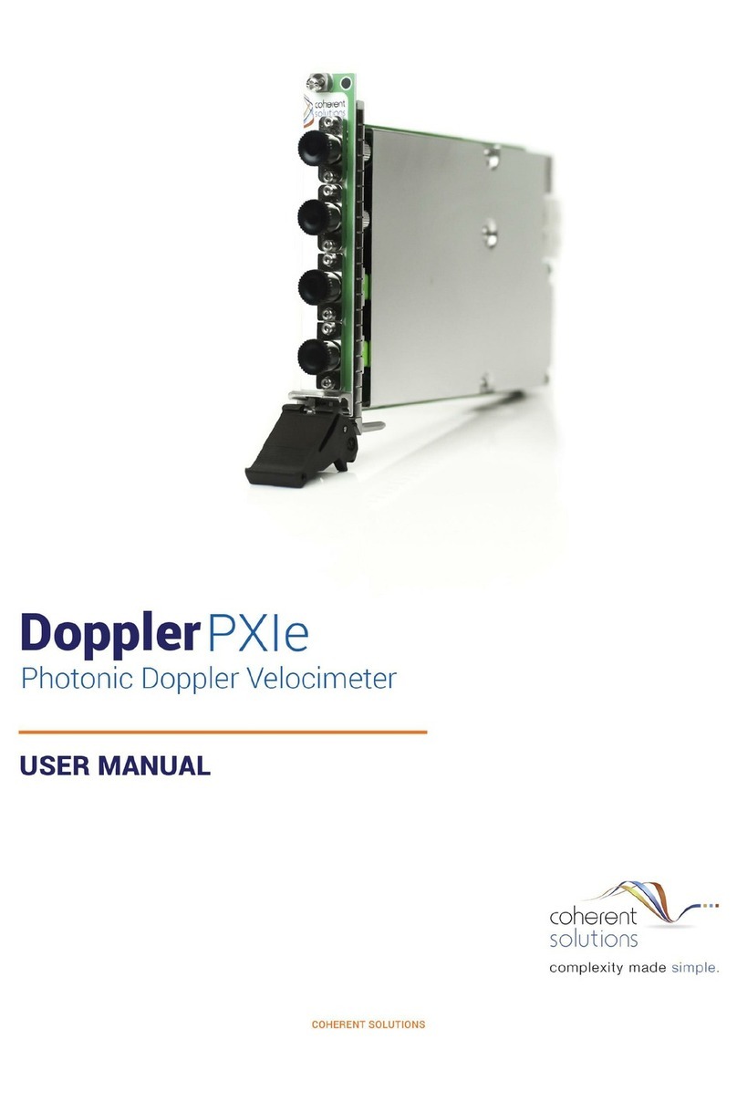 Coherent Solutions DopplerPXIe user manual