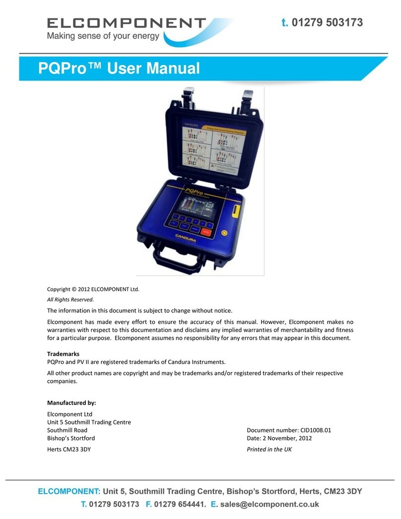 Elcomponent PQPro User manual