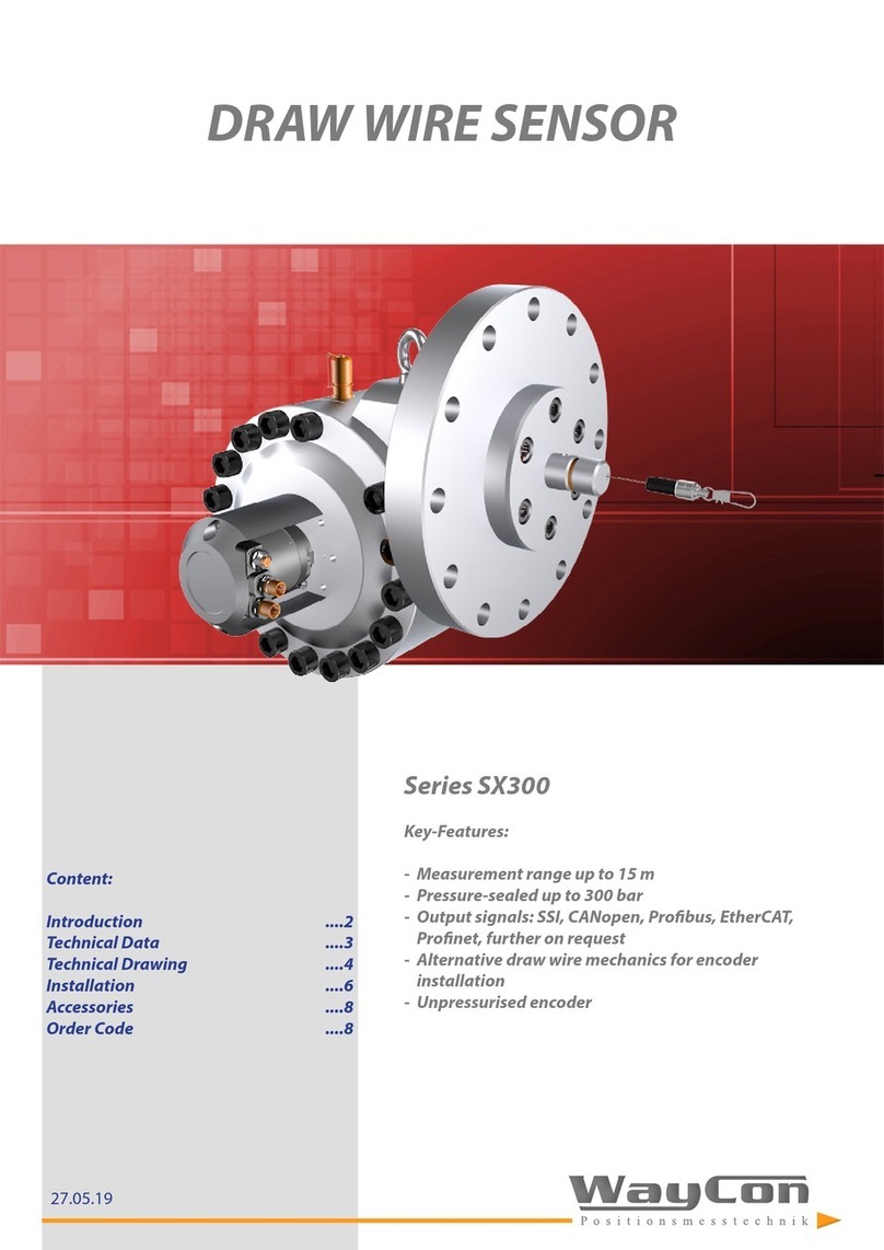Waycon SX300 Series User manual