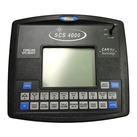 Raven SCS 5000 Series Installation and operation manual