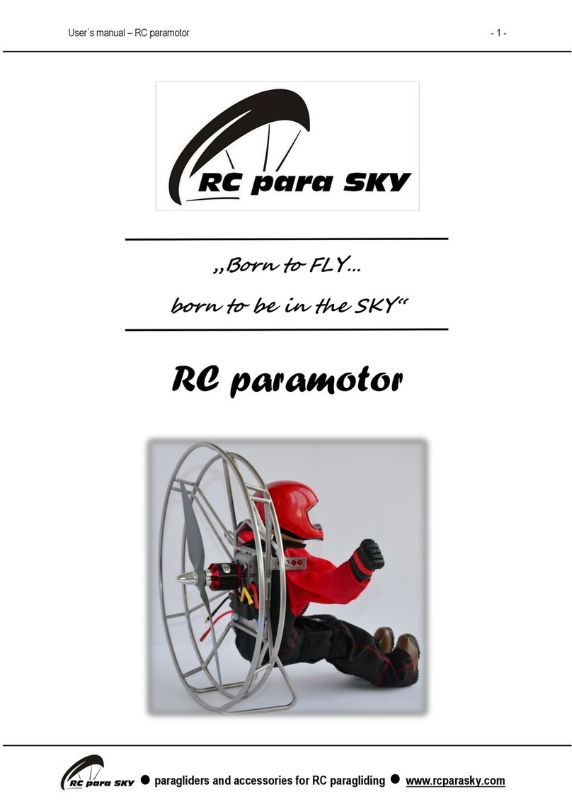 RC para Sky RC paramotor user manual RC para Sky RC paramotor user manual