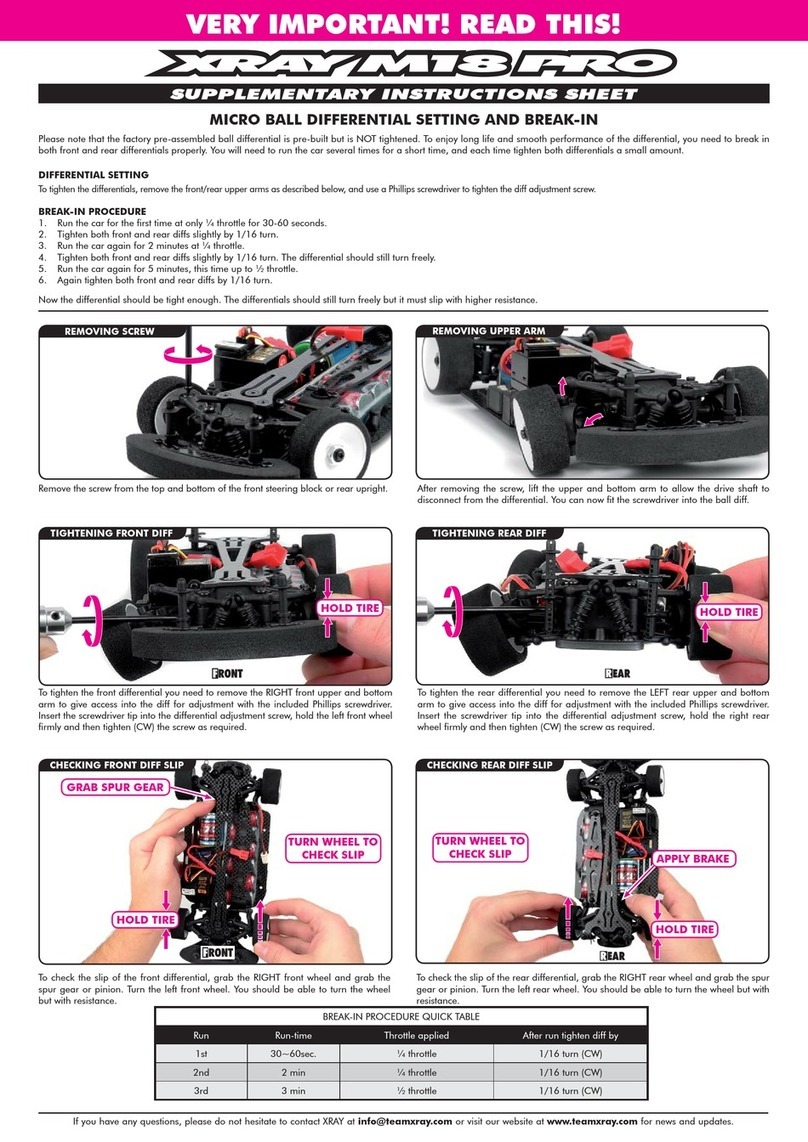 Xray M18 PRO Wiring diagram