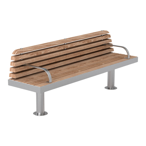 Factoryfurniture Straight TREE Bench Operation & maintenance manual Factoryfurniture Straight TREE Bench Operation & maintenance manual