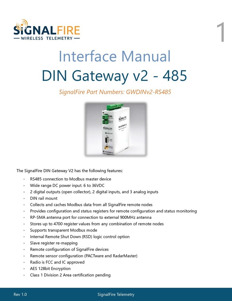 SignalFire DIN Gateway v2 User manual